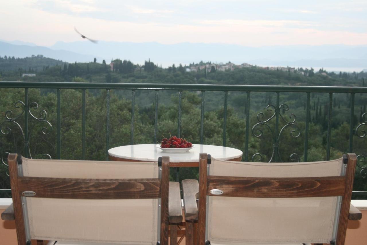 Corfu Quality Suite, Tranquility, Mountain & Sea Views Agios Gordios  Exteriér fotografie