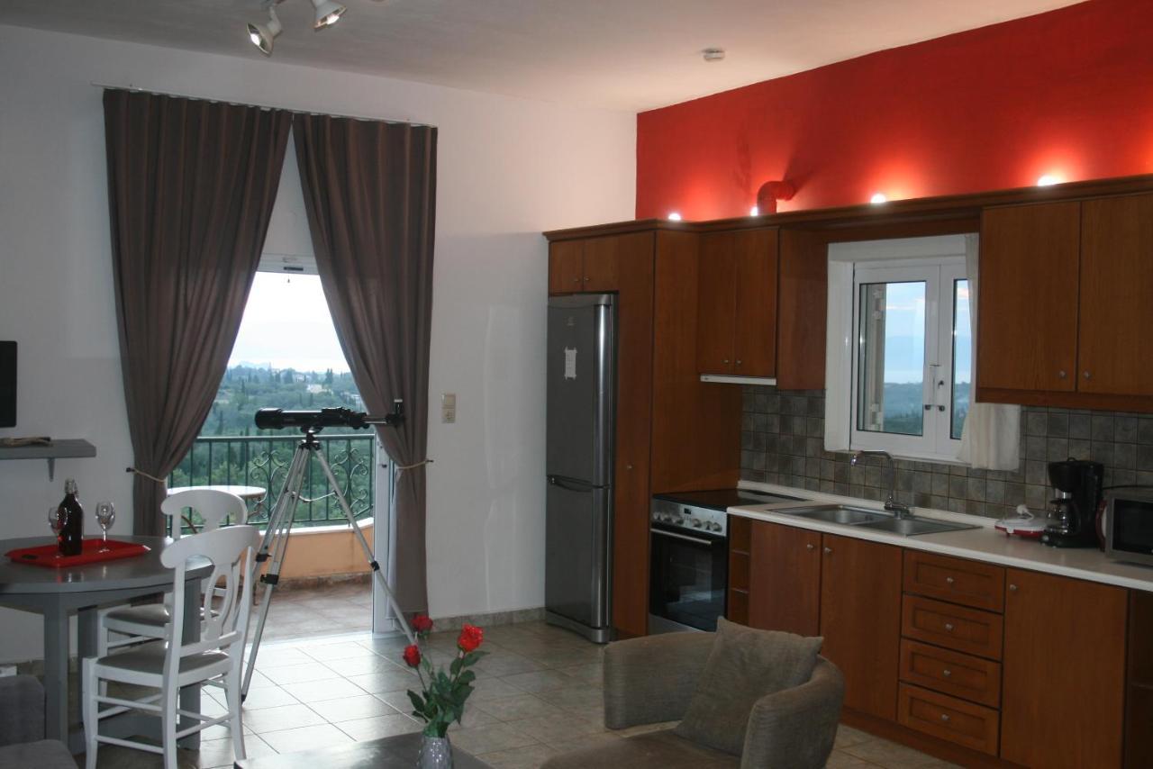 Corfu Quality Suite, Tranquility, Mountain & Sea Views Agios Gordios  Exteriér fotografie