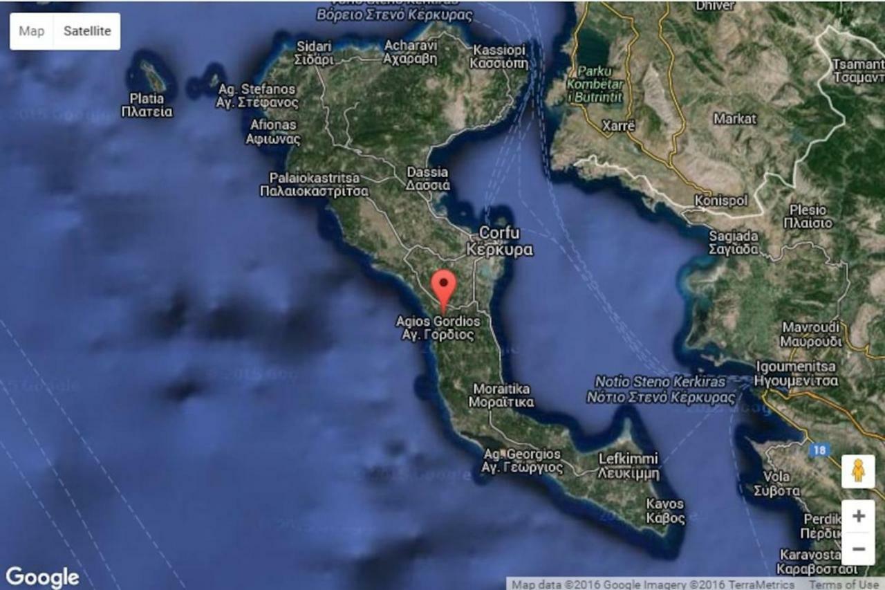 Corfu Quality Suite, Tranquility, Mountain & Sea Views Agios Gordios  Exteriér fotografie
